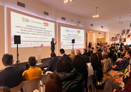 “RIGENERAZIONE” IN FARMACIA,LA SECONDA TAPPA DEL ROADSHOW DI COSMOFARMA SI È SVOLTA DOMENICA 30 NOVEMBRE 2025 A PESCARA