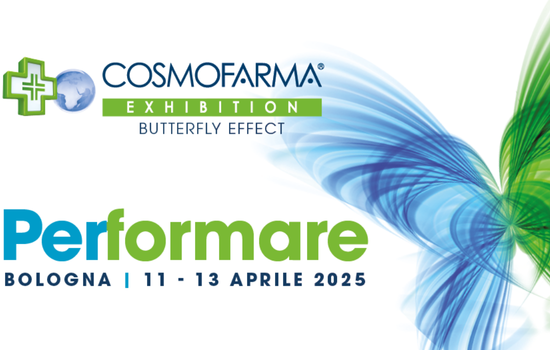 COSMOFARMA EXHIBITION 2025 A BOLOGNAFIERE DALL’11 AL 13 APRILE. PERFORMARE. IL BUTTERFLY EFFECT SUL SISTEMA FARMACIA. UN ECOSISTEMA DA MISURARE E A CUI DARE VALORE.